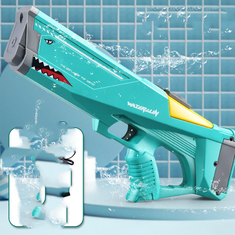 🦈💦 Make a Splash with the Shark High-Pressure Electric Water Gun! 💦🦈