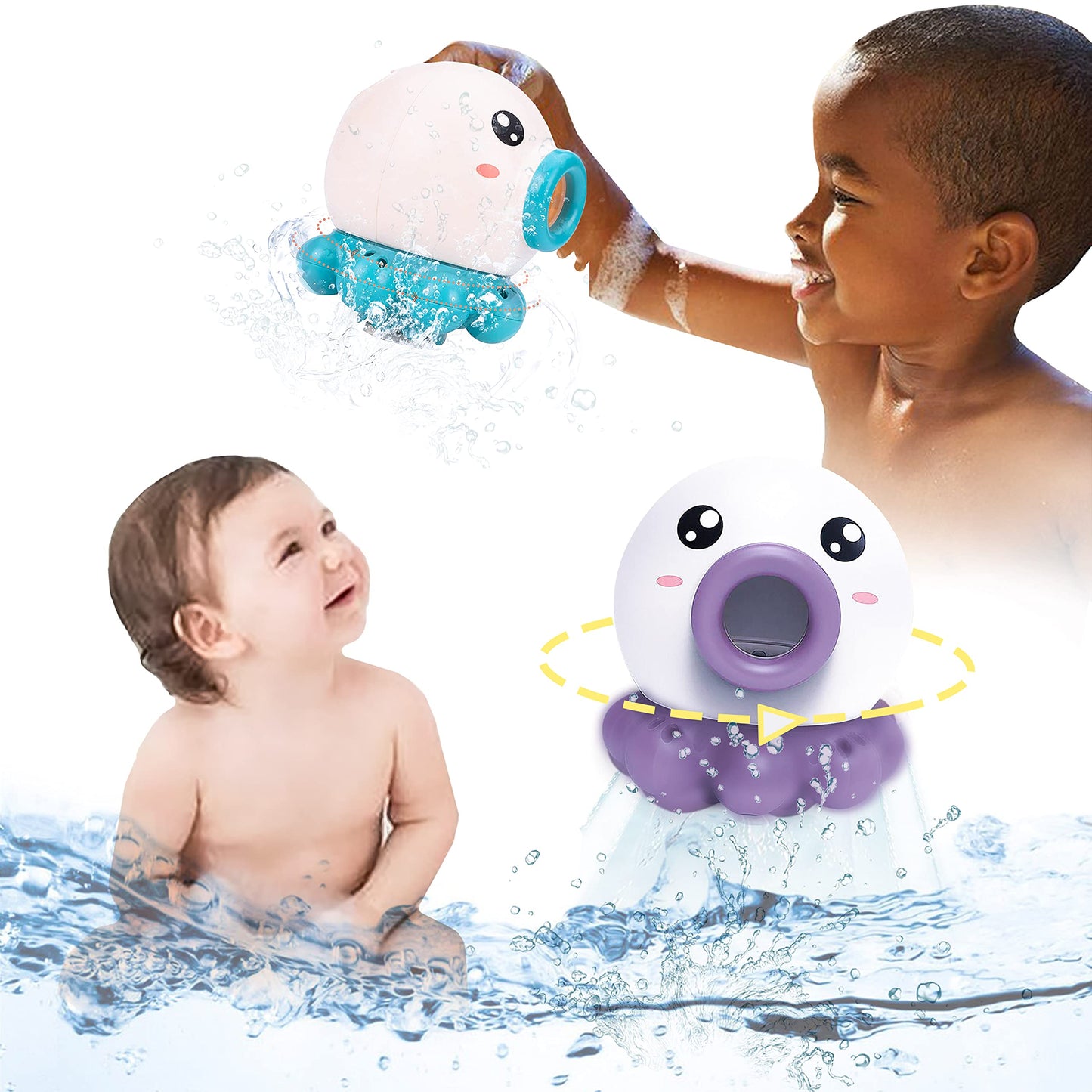 Octopus Fountain Bath Toy