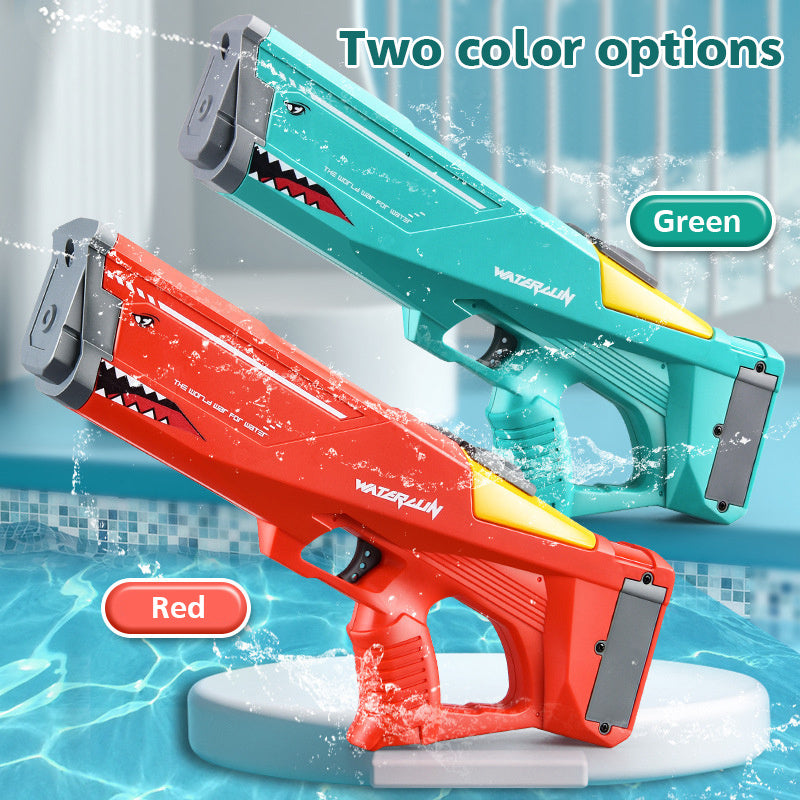 🦈💦 Make a Splash with the Shark High-Pressure Electric Water Gun! 💦🦈