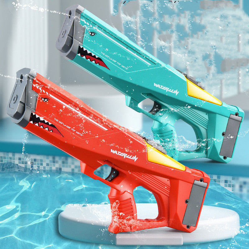 🦈💦 Make a Splash with the Shark High-Pressure Electric Water Gun! 💦🦈